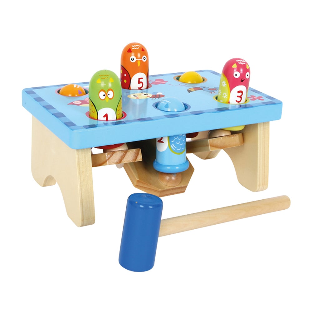 Small Foot Hammer and Birds Game, wooden, 19 x 12 x 12 cm