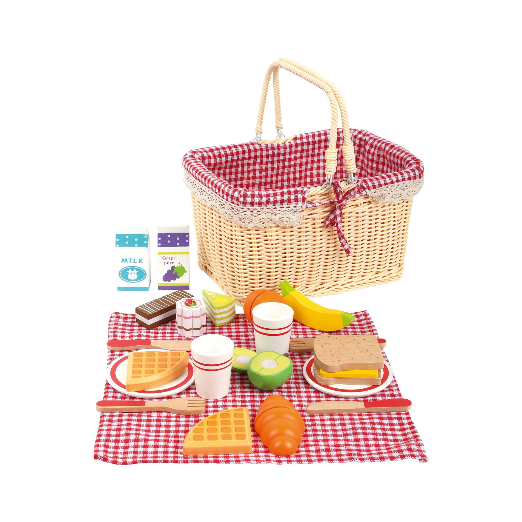 Small Foot Picnic basket, 24 pieces