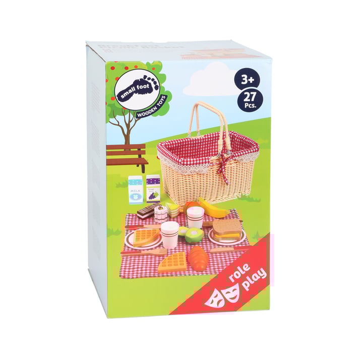 Small Foot Кошница за пикник, 24 части