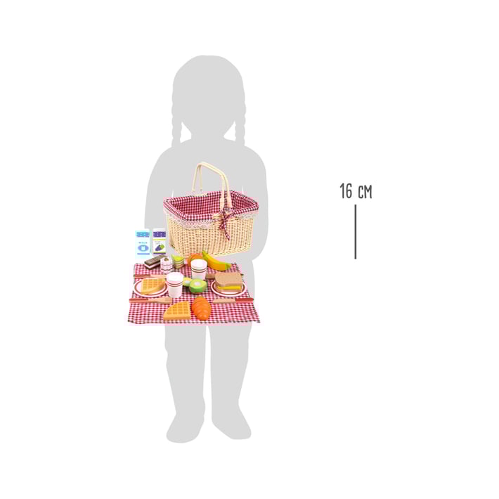Small Foot Кошница за пикник, 24 части