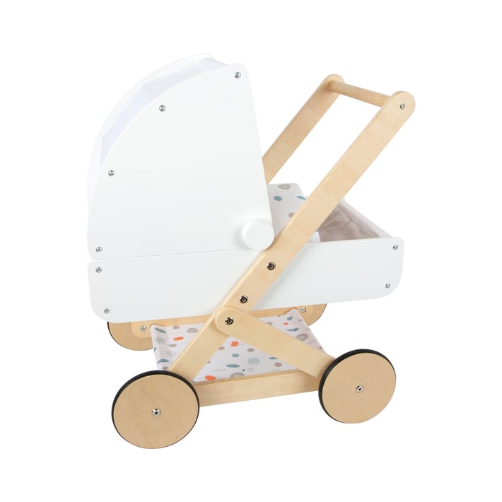 Small Foot Doll stroller, wooden, 48 x 35 x 56 cm