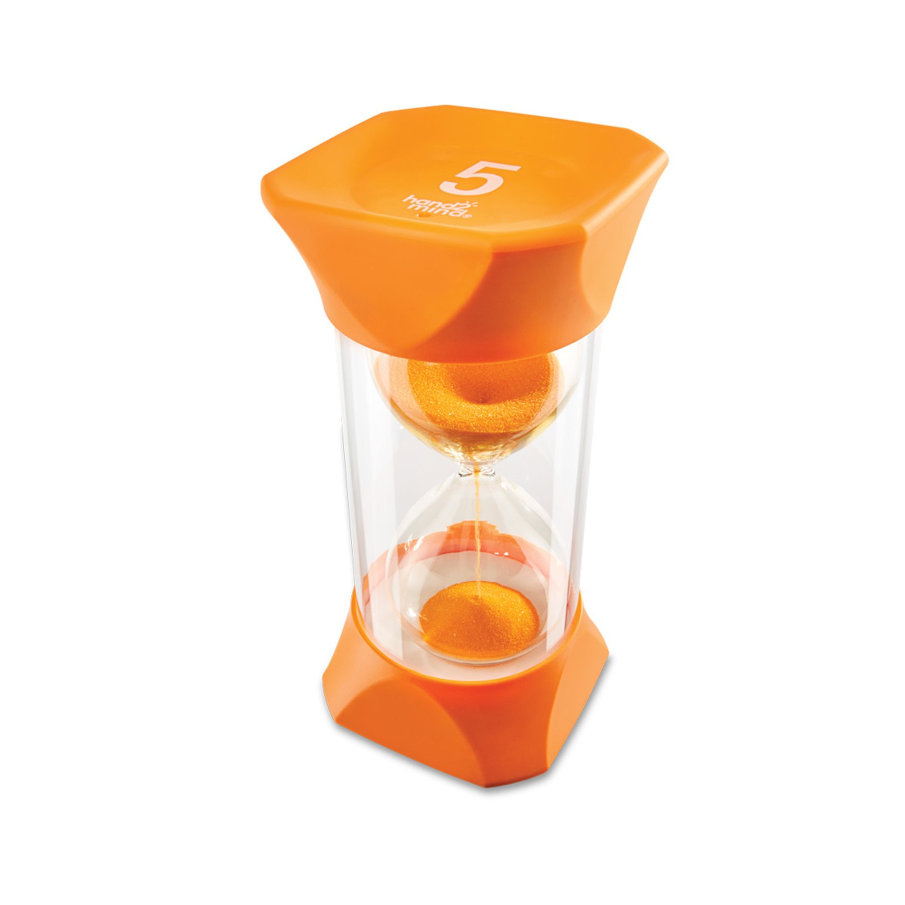 Learning Resources Sand Timer, children’s, 5 minutes, orange