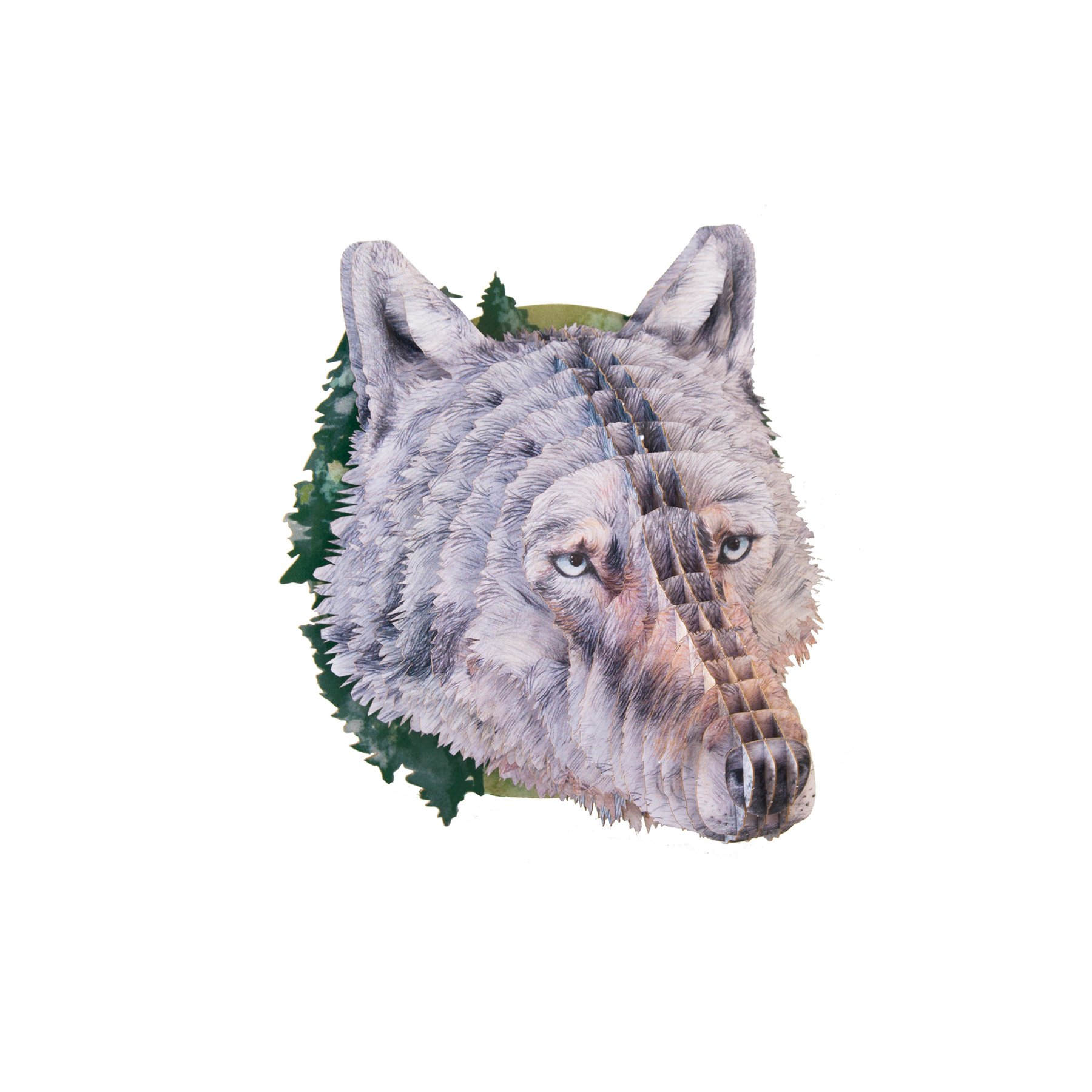 Gespaensterwald 3D Wolf Head