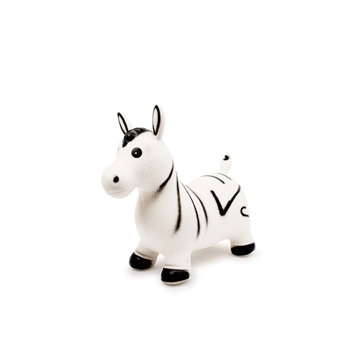 Small Foot Zebra, bouncy, rubber, 57 x 27 x 50 cm