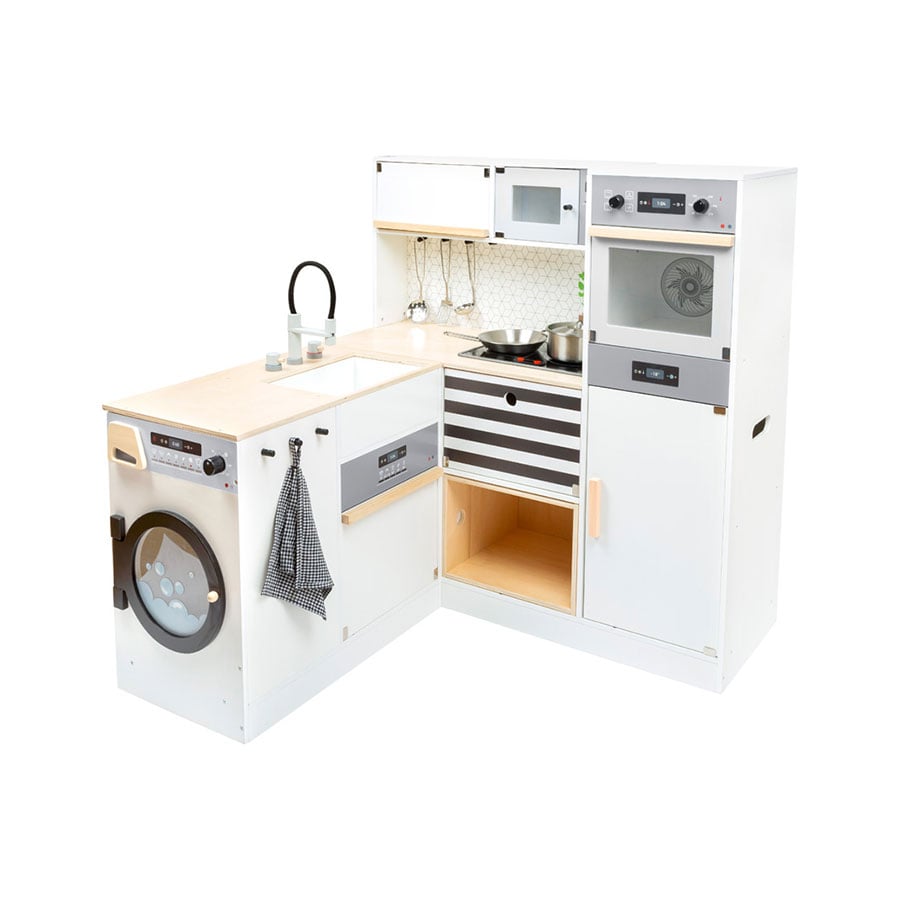 Small Foot Modular Kitchen, children’s, wooden, size XL, 83 x 29 x 83 cm