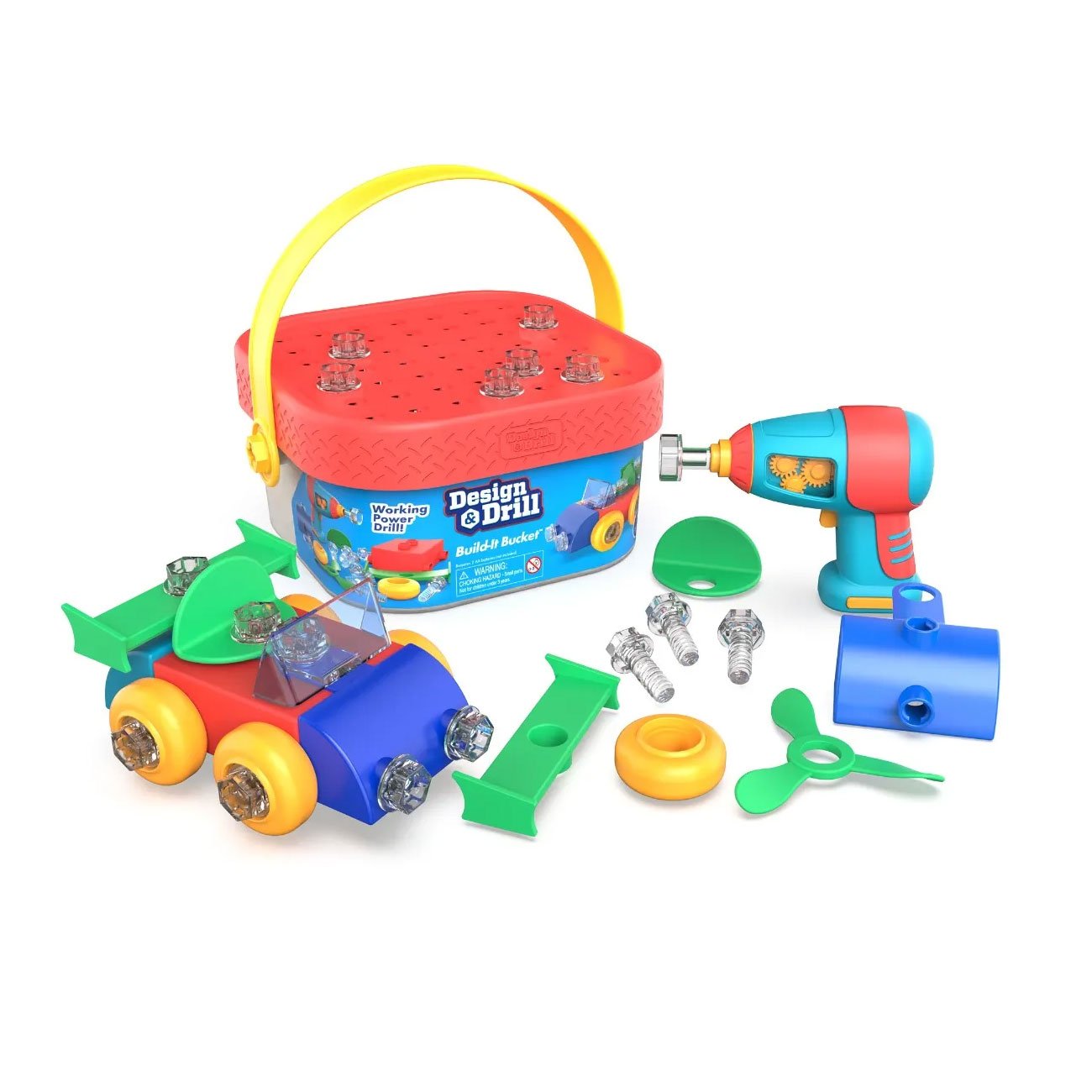Learning Resources Bucket with drill and tools, children’s