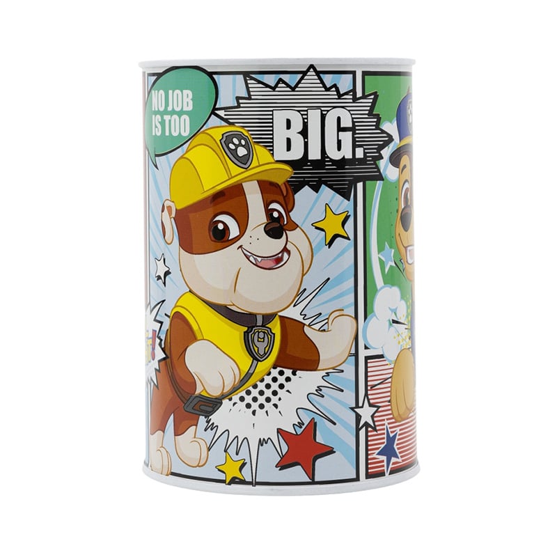 Stor Money Box Paw Patrol, metal, 15 x 10 x 10 cm