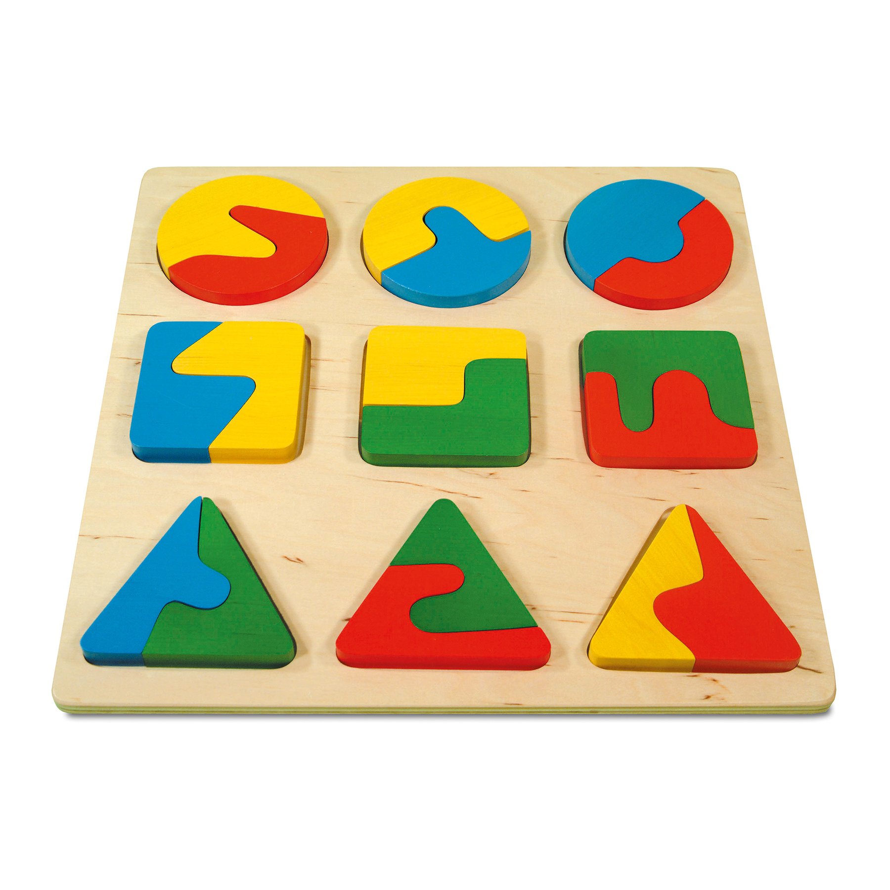 Nowa Szkola Puzzle, wooden, 3 figures, 30 x 30 cm