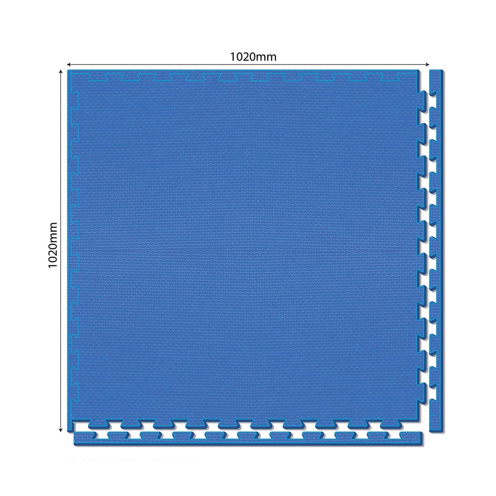 Nowa Szkola Puzzle soft mat, 102.6 x 102.6 cm, blue