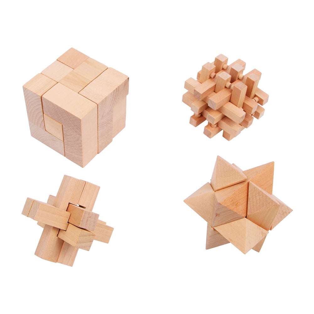 Small Foot Puzzle Set Enigma, wooden, 4 pcs.