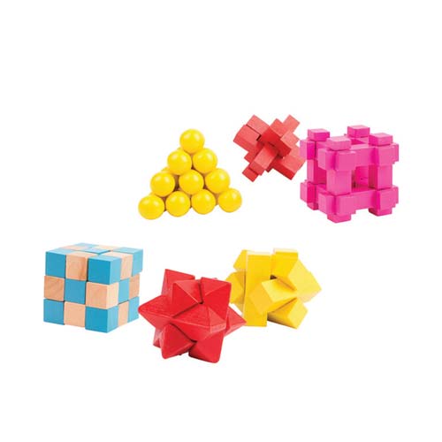 Small Foot Puzzle Enigma, wooden, assorted