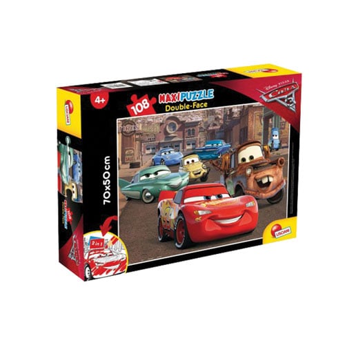 Lisciani Puzzle Cars 3, children’s, 2 in 1, 108 pieces
