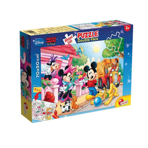 Lisciani Puzzle Mickey Mouse, kids, 2 in 1, 150 pieces
