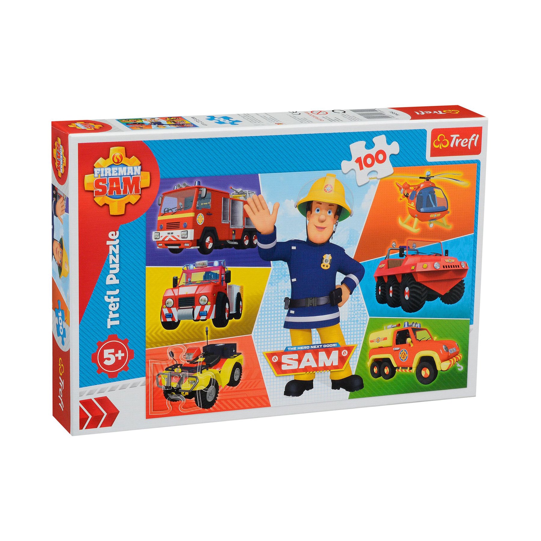 Puzzle Trefl - Fireman Sam, 100 pcs