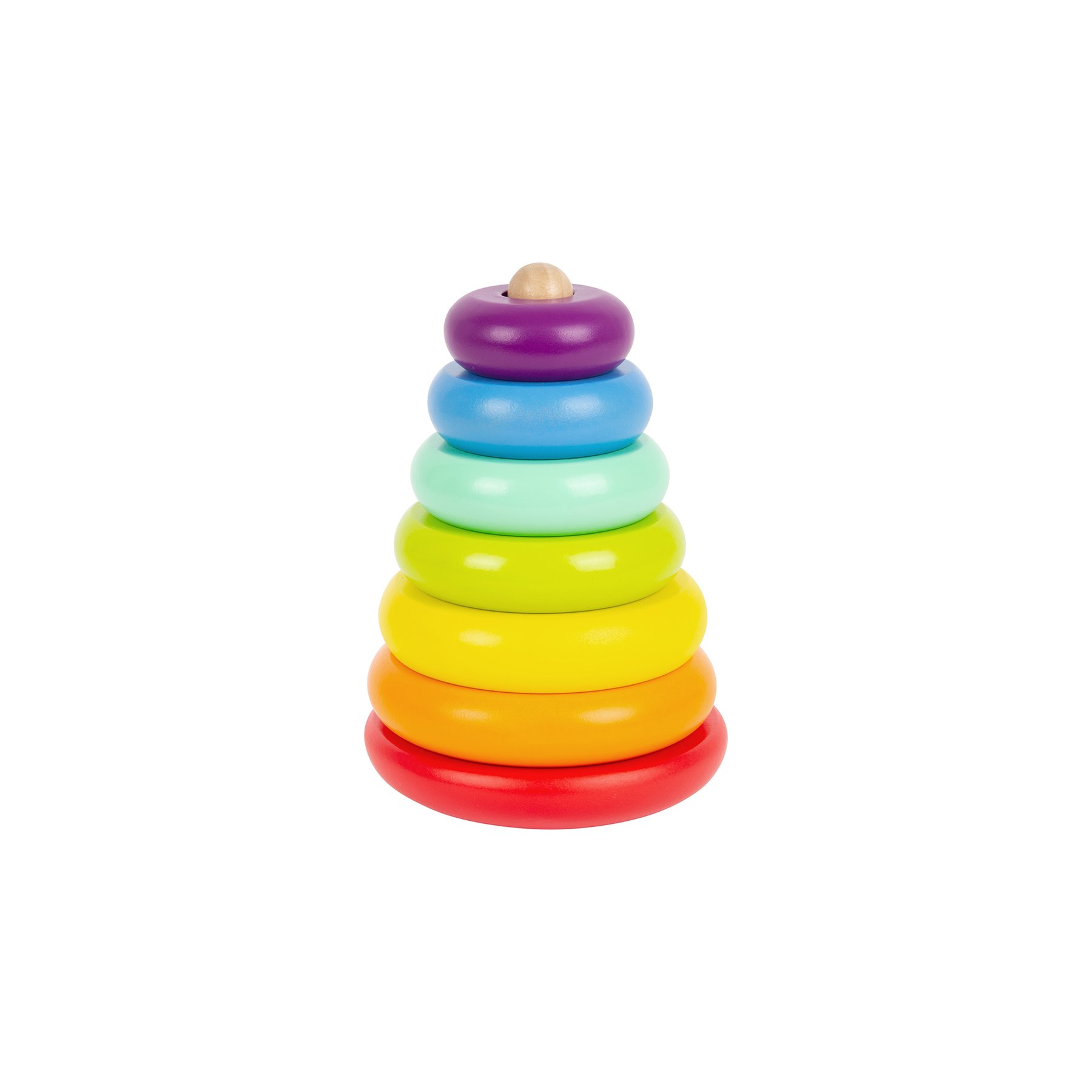 Small Foot Stacking Tower, wooden, 8 pcs