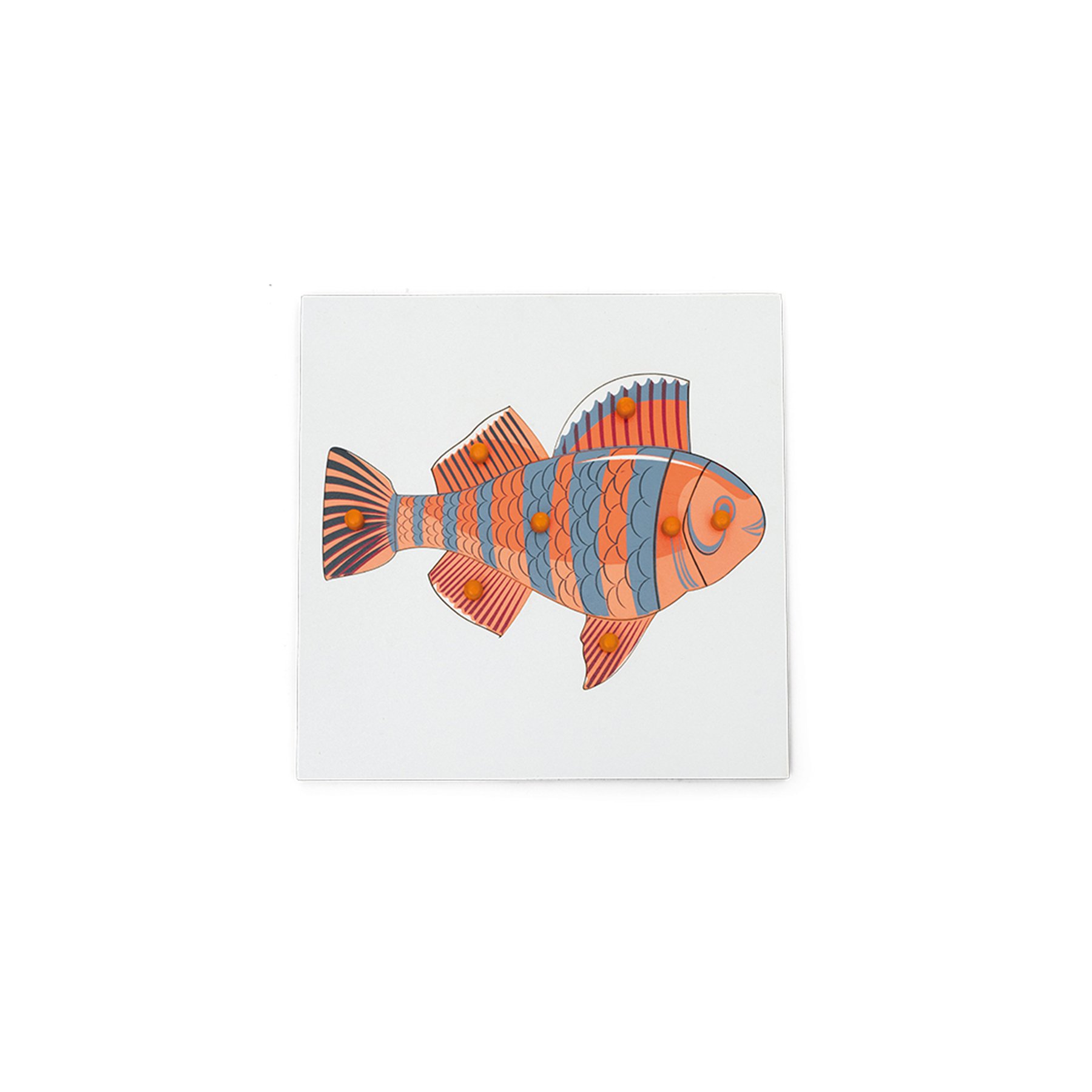 Nowa Szkola Puzzle Fish, wooden, 8 pieces