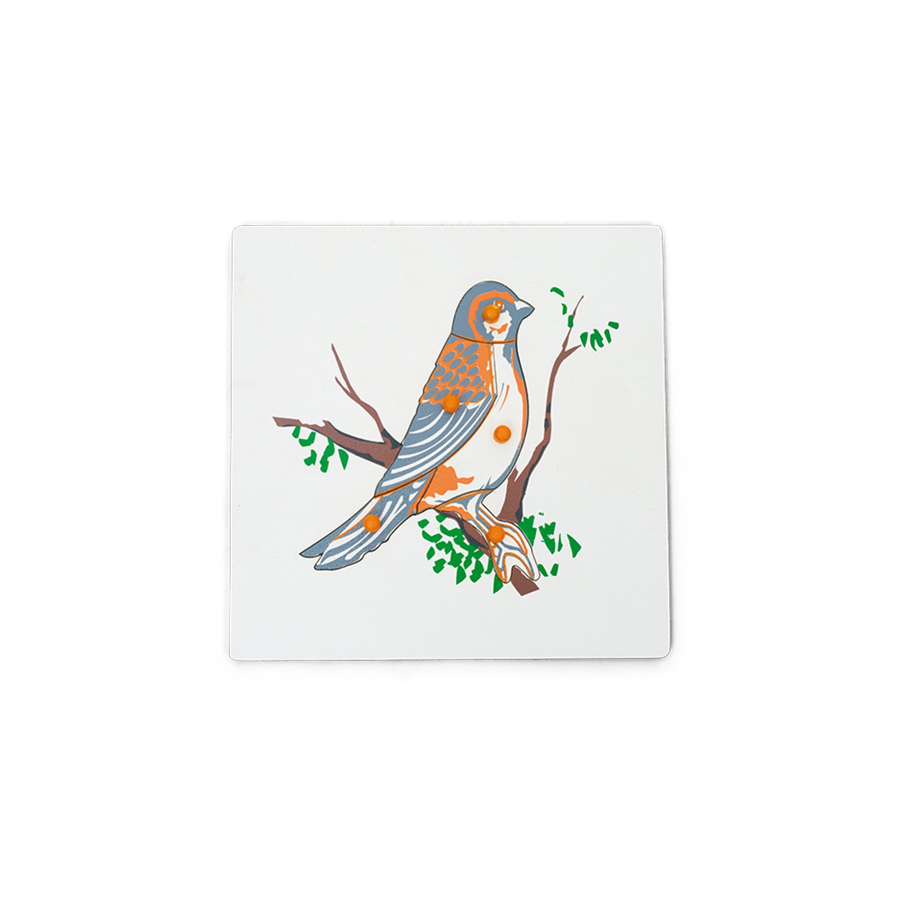 Nowa Szkola Puzzle Birds, wooden, 5 pcs