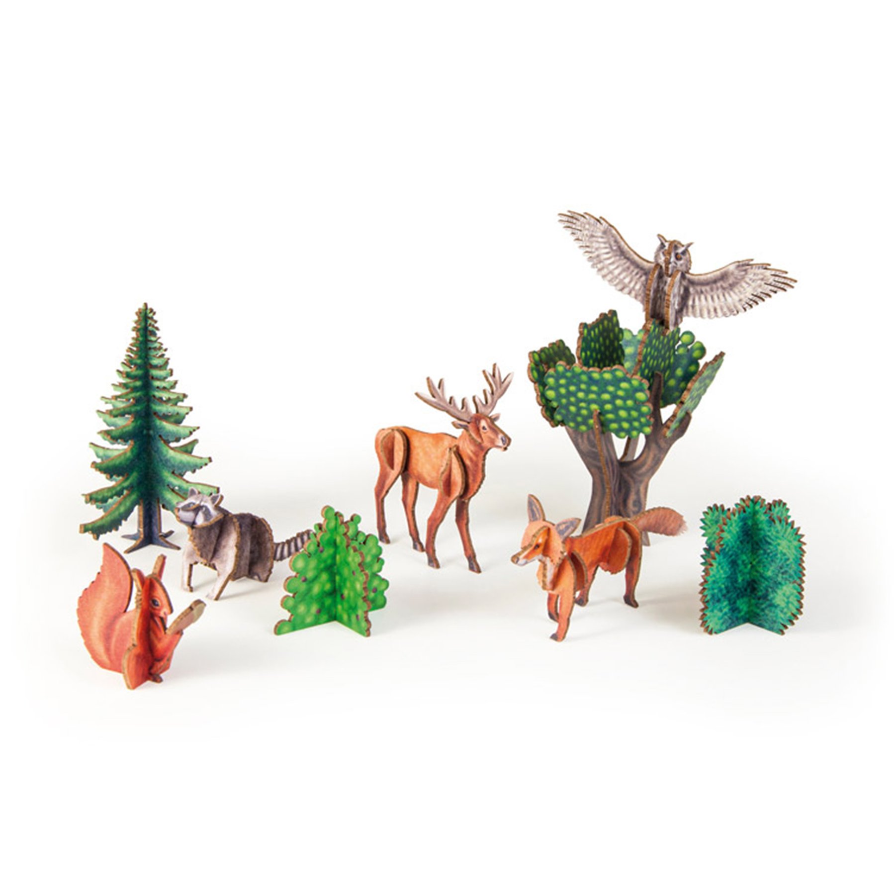 Gespaensterwald 3D puzzle Forest animals