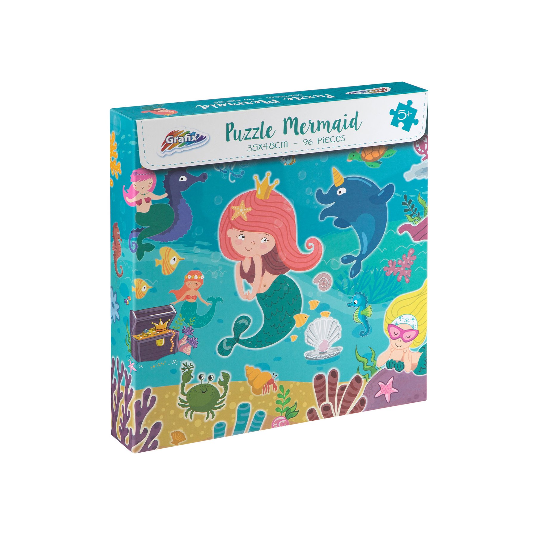 Moxy Puzzle Mermaid, 35 x 48 cm, 96 pcs