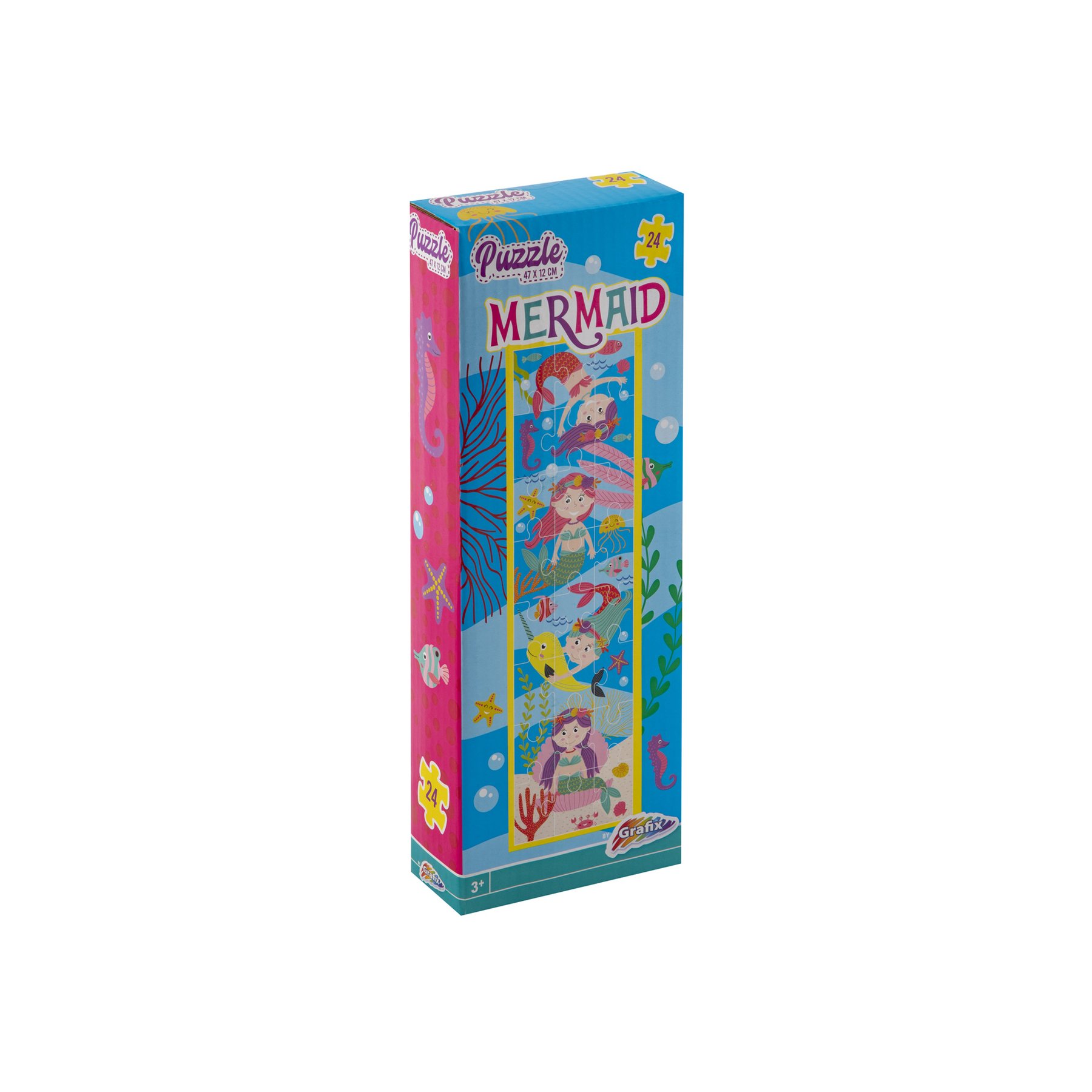 Moxy Puzzle tower Mermaid, 47 x 12 cm, 24 pcs