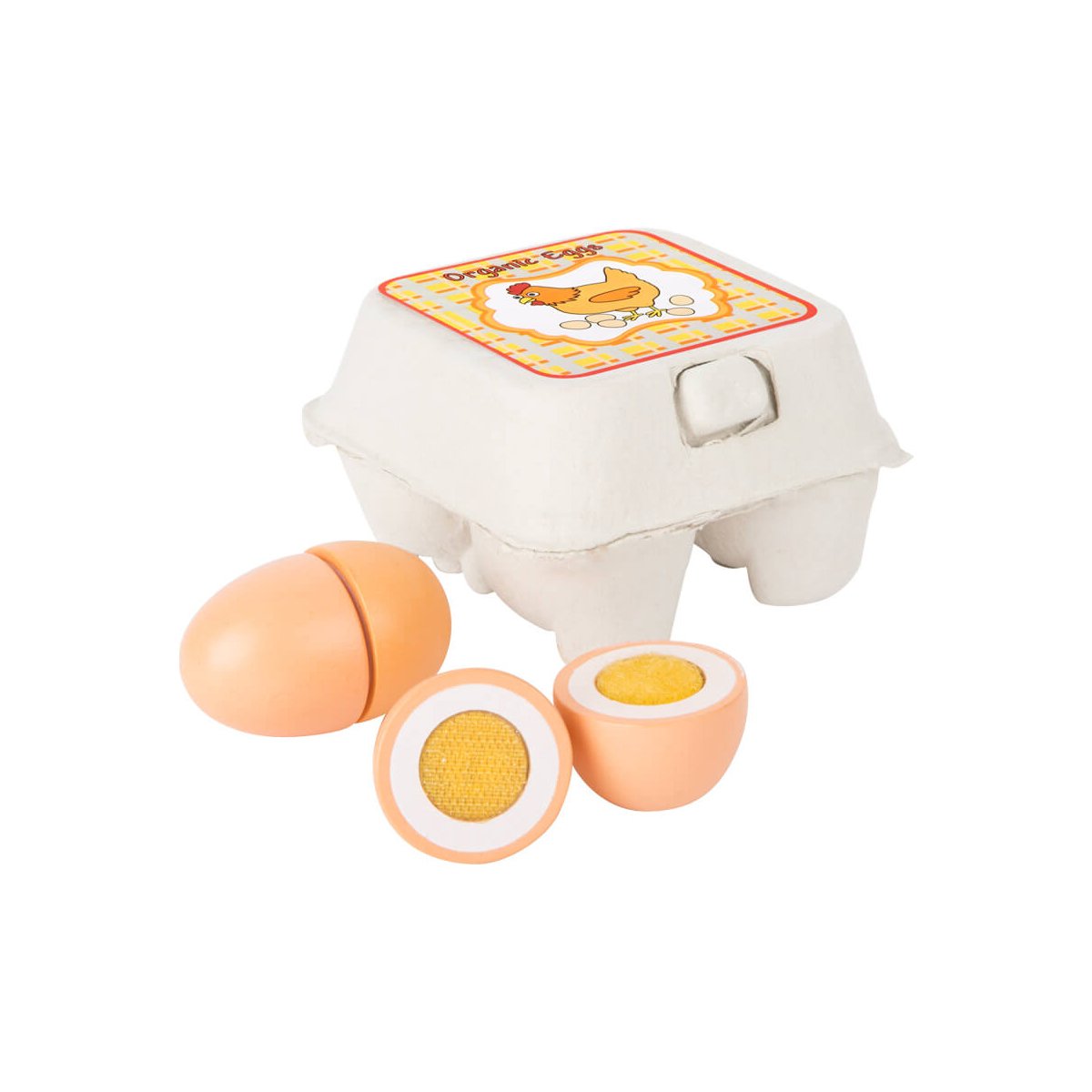 Small Foot Egg tray, wooden, 4 pcs