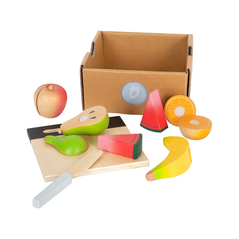 Small Foot Комплект плодове за рязане, дървени
