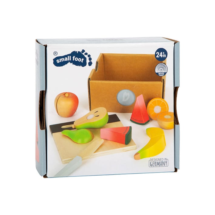 Small Foot Комплект плодове за рязане, дървени