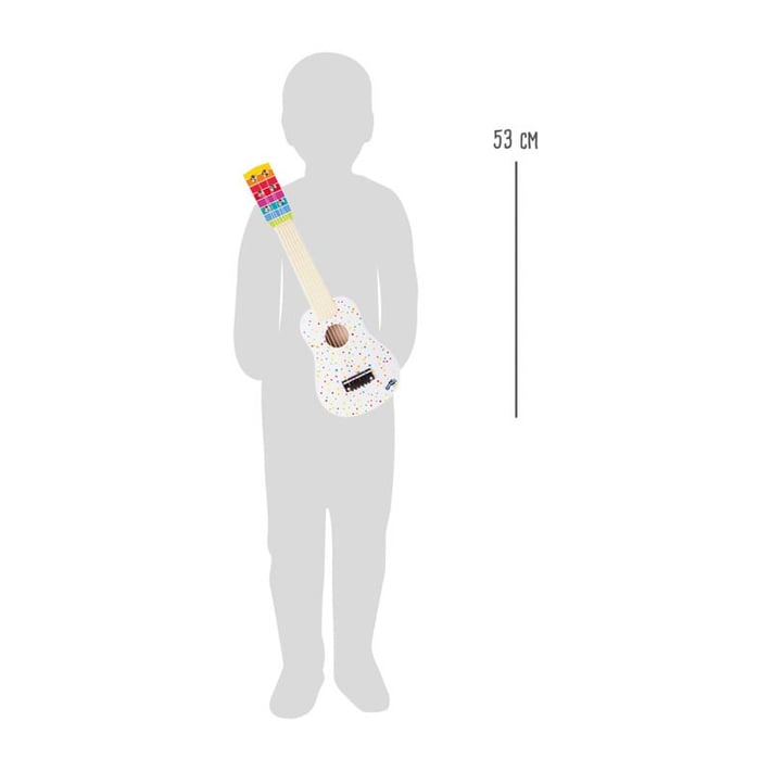 Small Foot Guitar, children’s, wooden, white, 53 x 17 x 5.5 cm