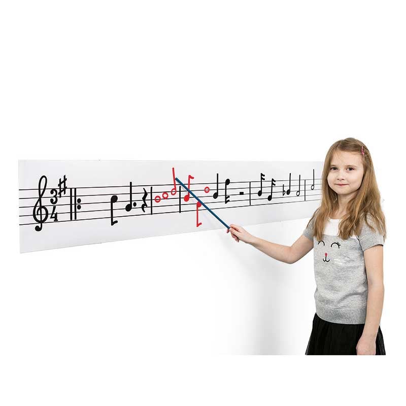 Nowa Szkola Staff lines, magnetic, 195 x 27 cm