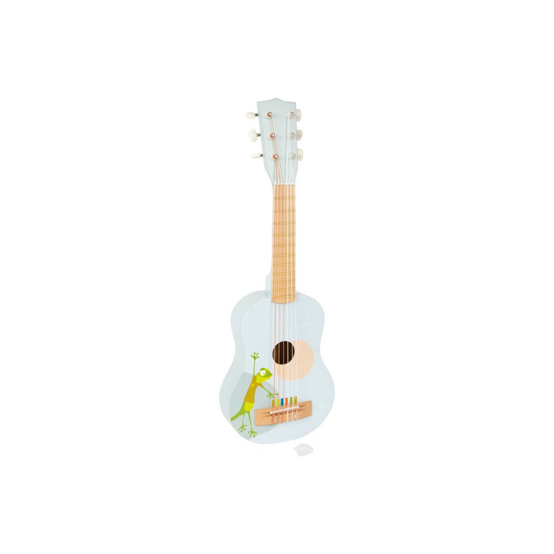 Small Foot Guitar, wooden, 63 x 22 x 6.5 cm