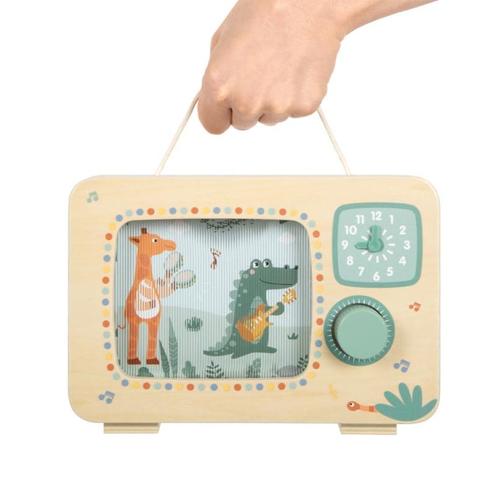 Small Foot Музикална кутия-телевизор Сафари