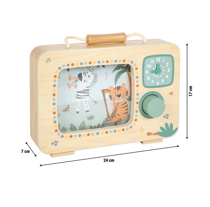 Small Foot Музикална кутия-телевизор Сафари