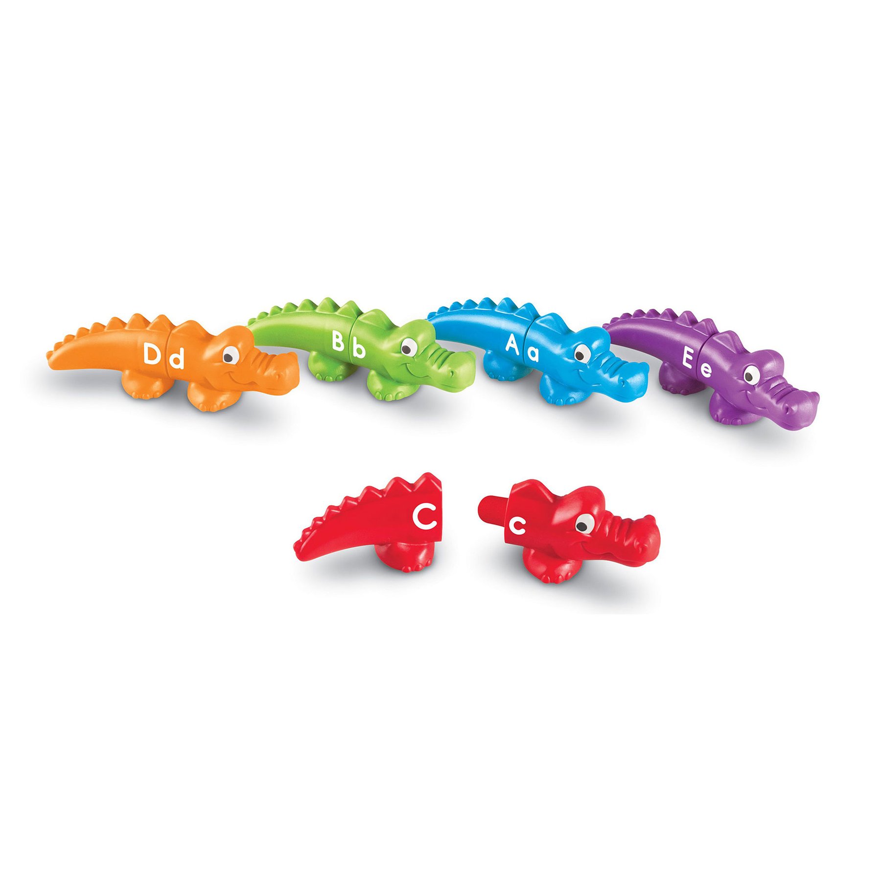 Learning Resources Alligators for linking with English letters