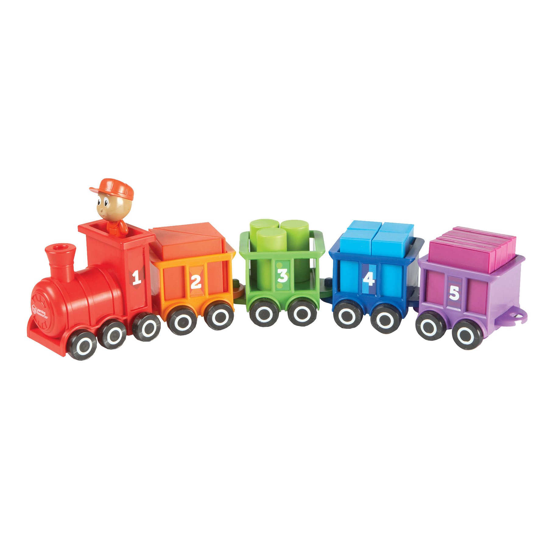 Learning Resources Sorting and counting train, 21 pcs