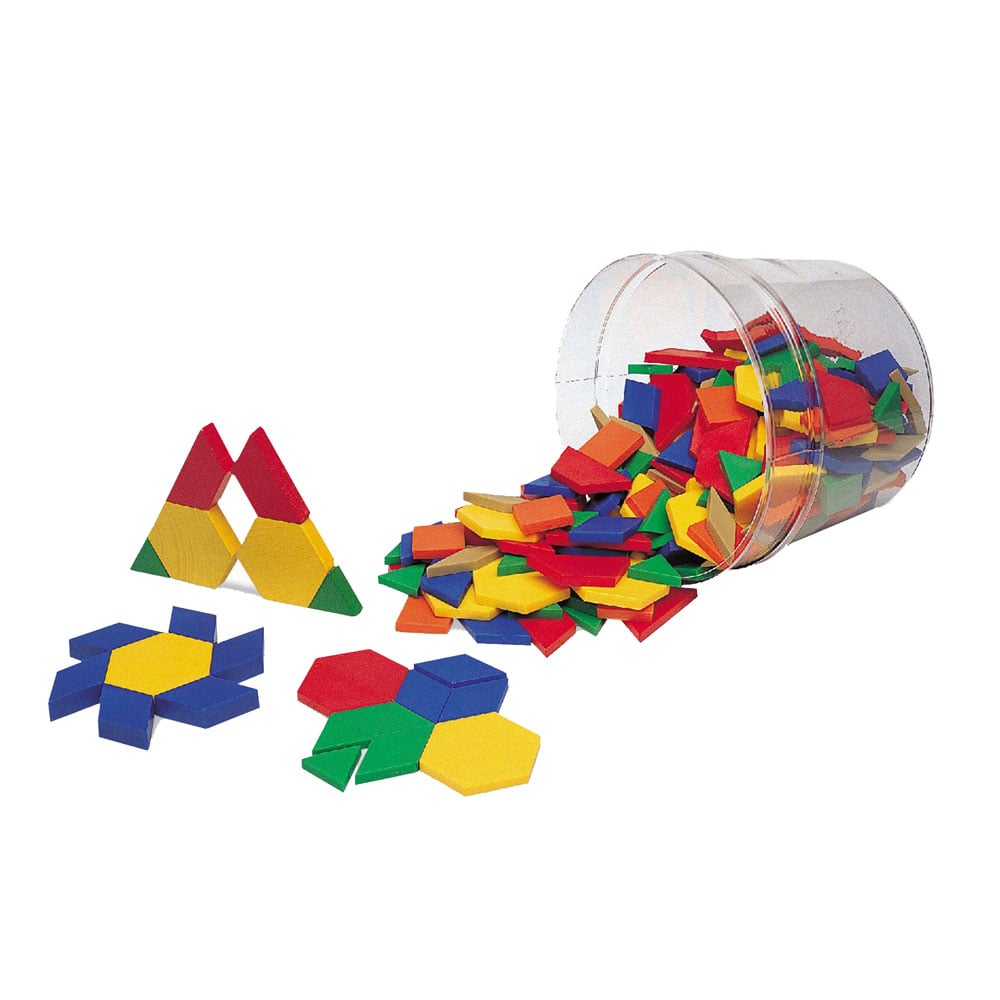 Learning Resources Tangram, plastic, 6 different shapes, 250 pieces