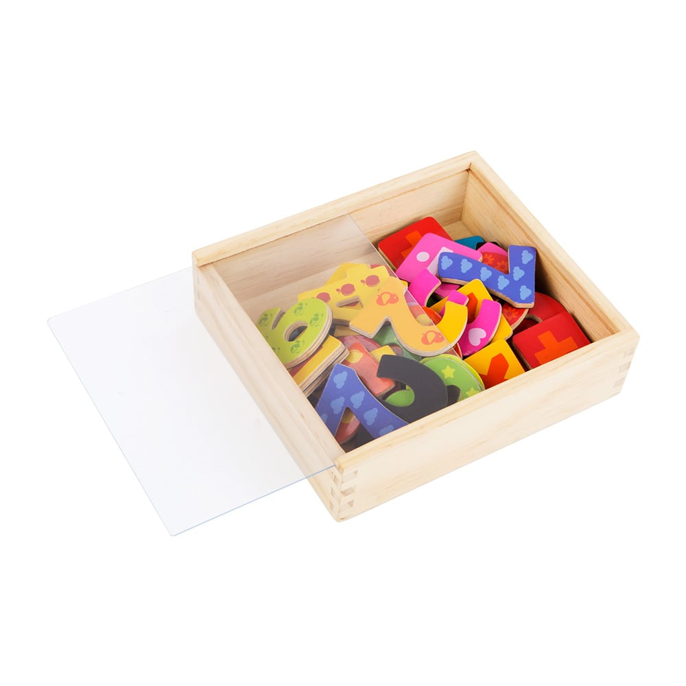 Small Foot Magnetic Numbers, wooden, 40 pcs