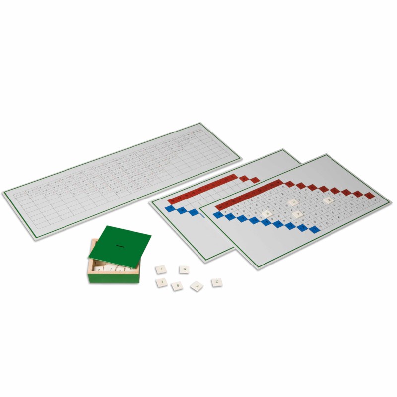 Subtraction boards set, 3 pcs