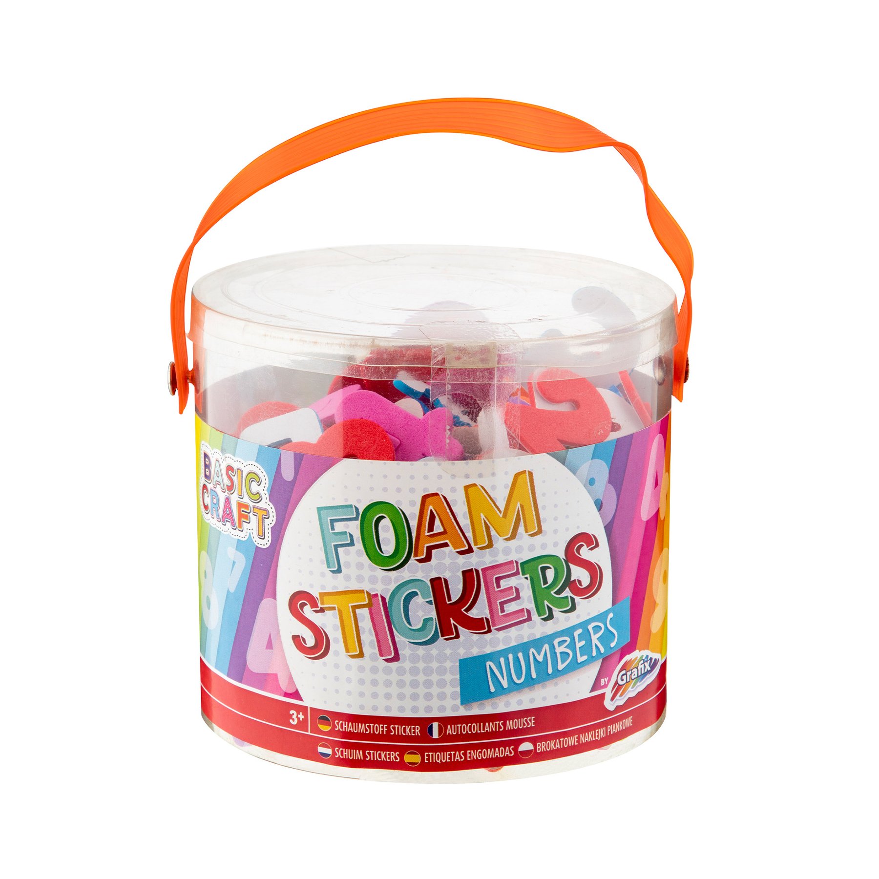 Moxy Foam Stickers with Numbers
