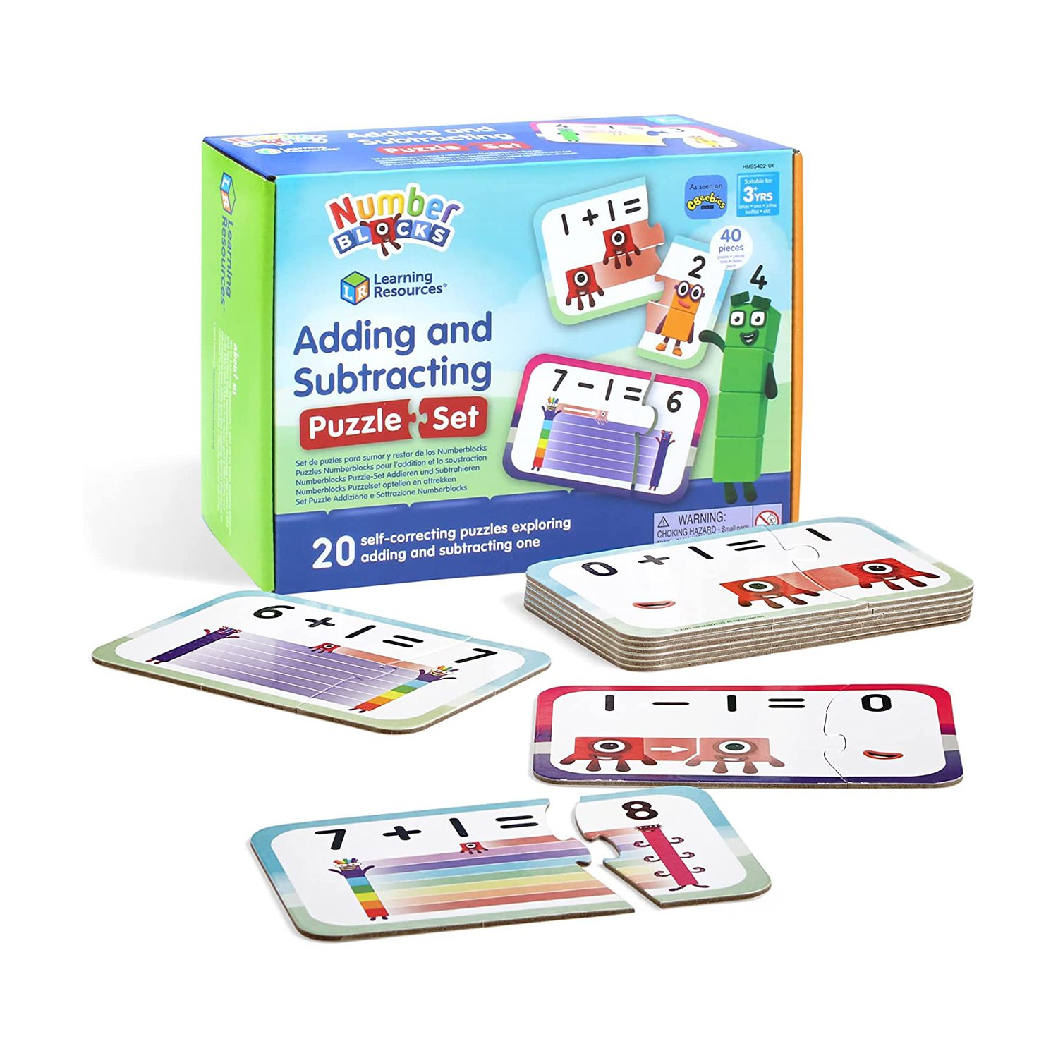 Learning Resources Puzzle Numberblocks, Addition and Subtraction