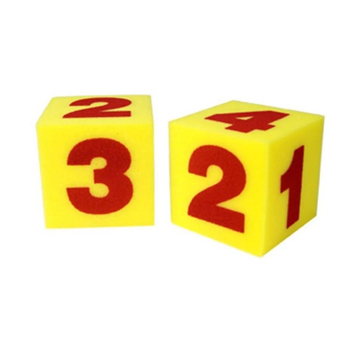 Learning Resources Foam Dice, with numbers, large, 2 pcs