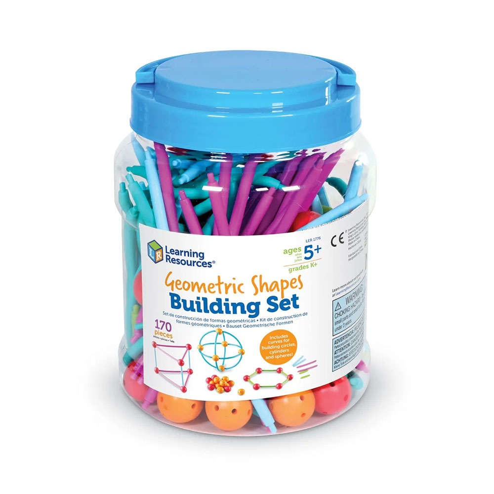 Learning Resources Geometric building set, 170 pieces