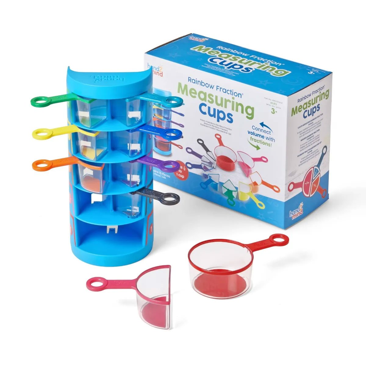 Learning Resources Measuring Cups Set with Fractions