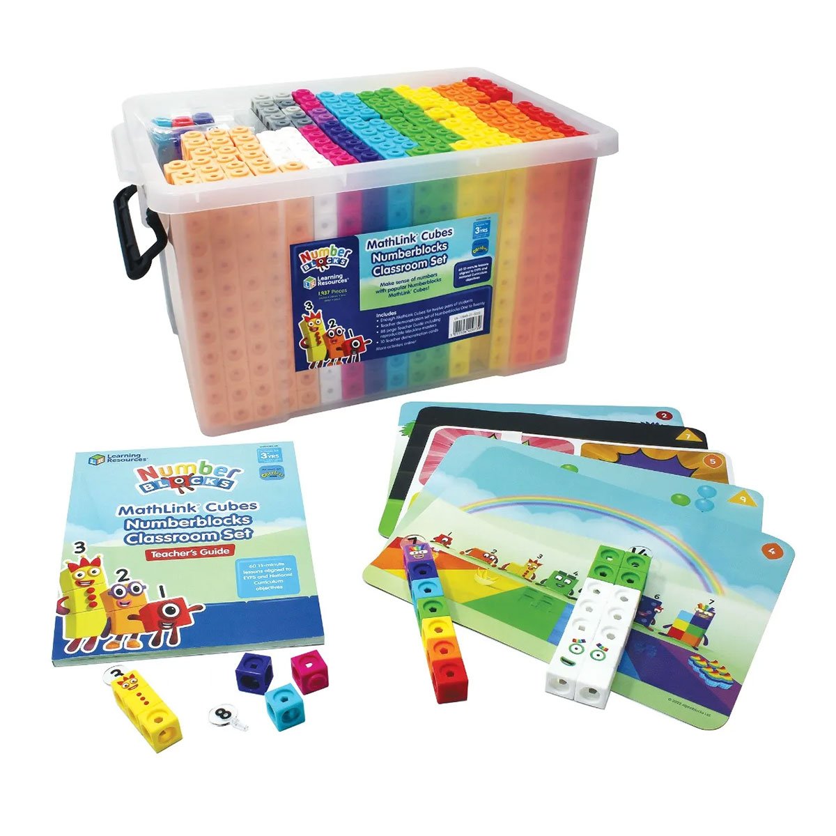 Learning Resources Numberblocks Counting Cubes Set, 1937 pieces