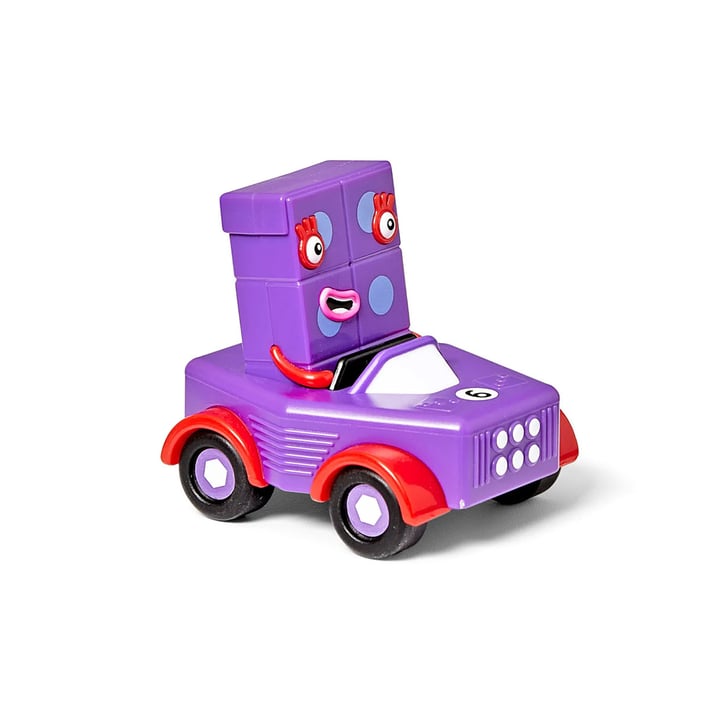 Learning Resources Комплект Numberblocks, с гараж и колички, математически