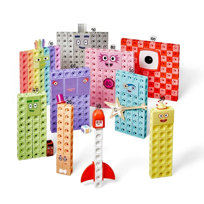 Learning Resources Математически кубчета Numberblocks - Героите на нулите