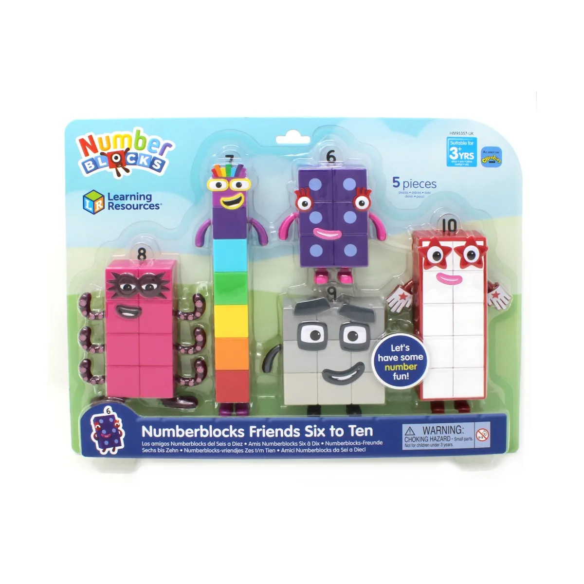 Learning Resources Counting Figures Numberblocks, from 6 to 10