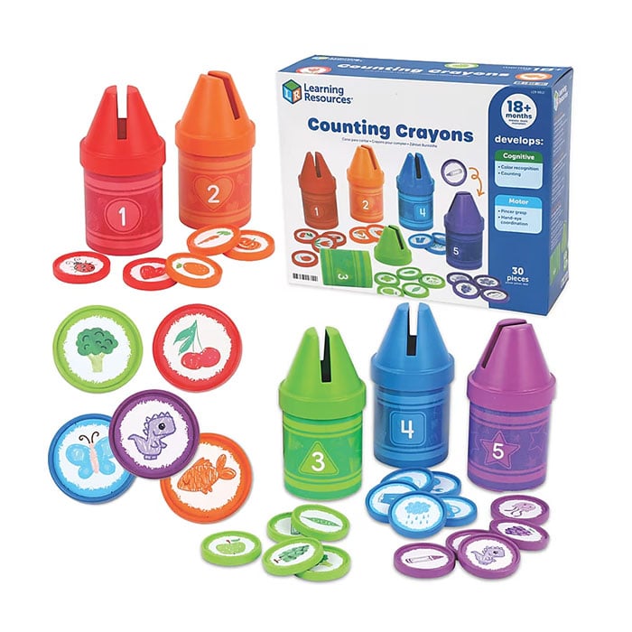 Learning Resources Pastel set for sorting and counting