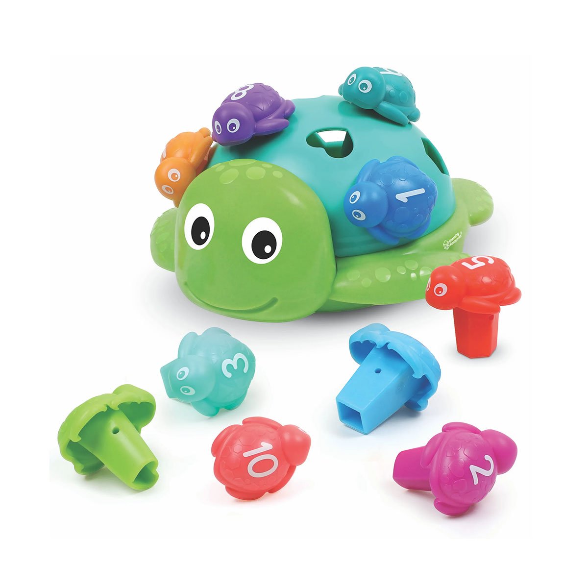 Learning Resources Turtle with shapes, for sorting and counting