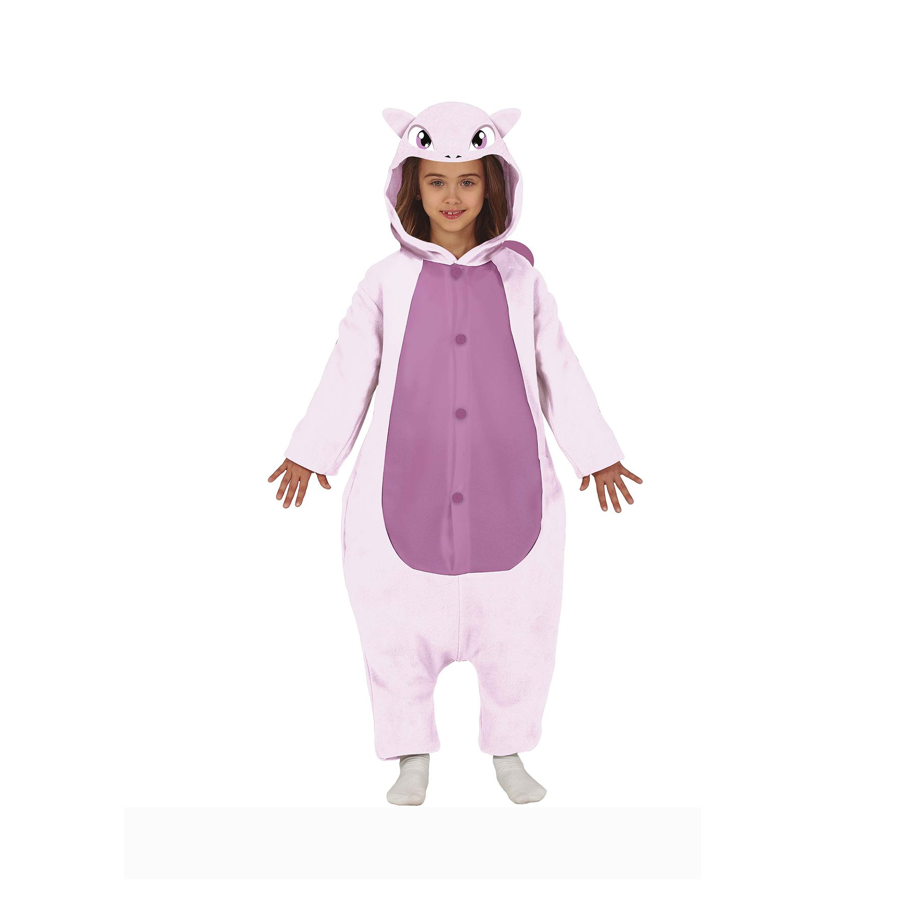 Cat costume, purple, for 7–9-year-old children