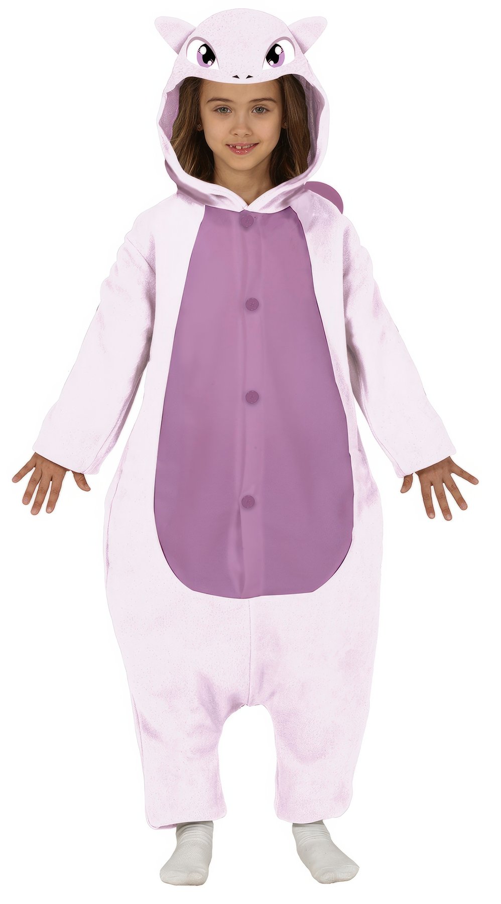 Cat Costume, purple, for children aged 10-12 years